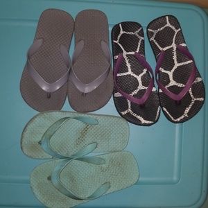 Girls Flip Flop Lot